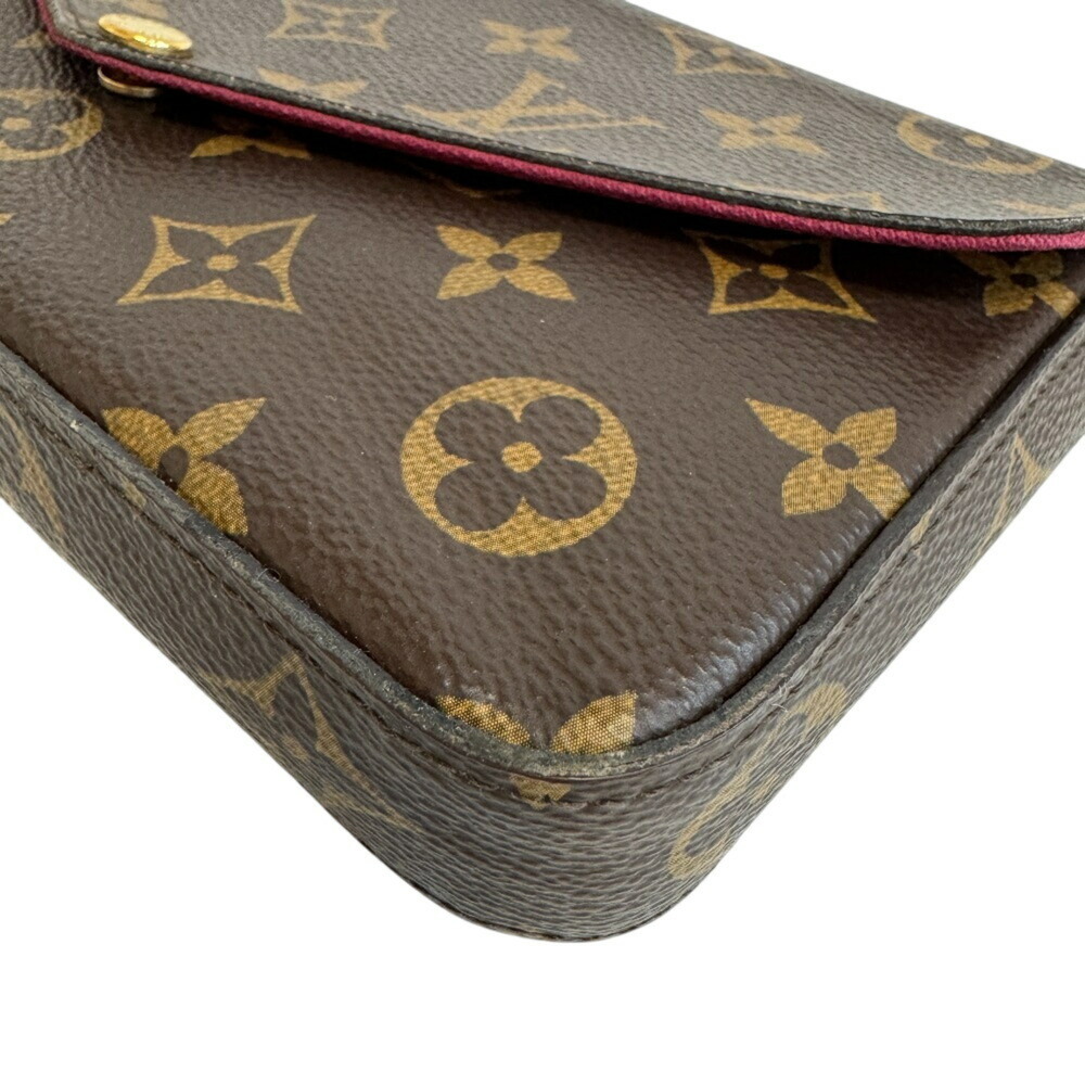 LOUIS VUITTON Brown Monogram Pochette Shoulder Bag - Picture 5 of 14